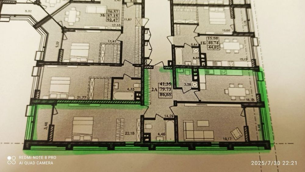 2-rooms apartment apartment by the address st. Kitoboynaya (area 89 m²) - Atlanta.ua - photo 21