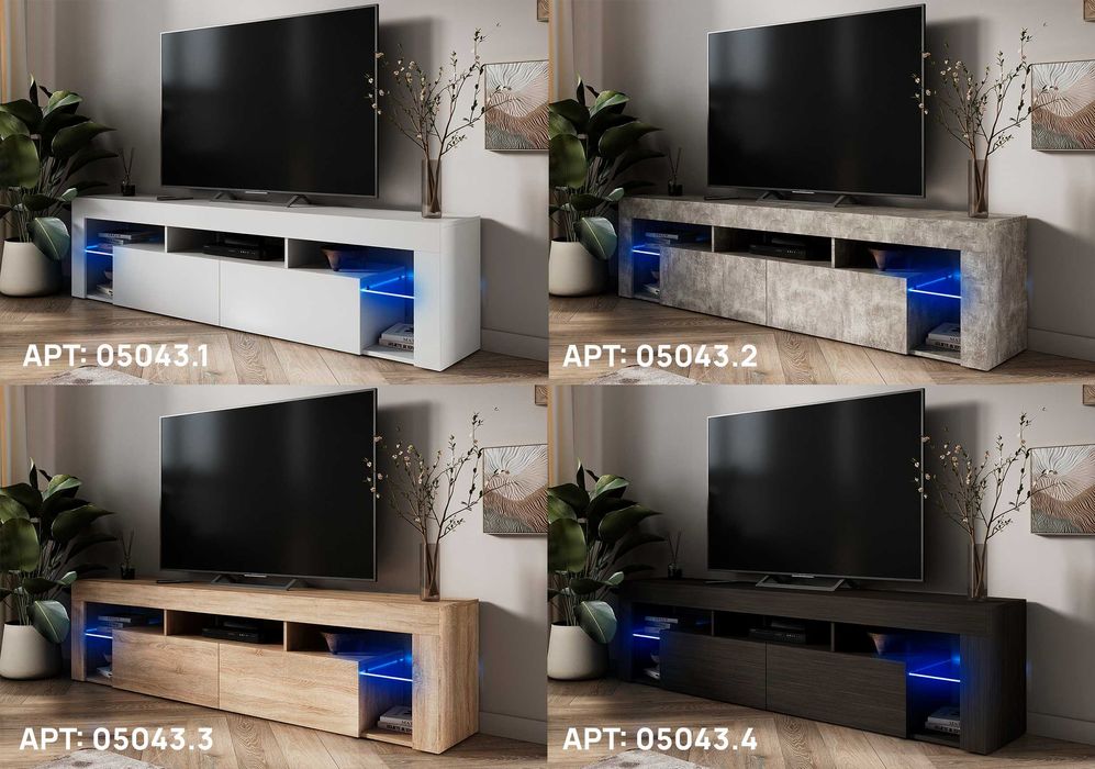 ‼️Нове за Ціною Б\У‼️Тумба під телевізор з підсвіткою LED ТВ тумба