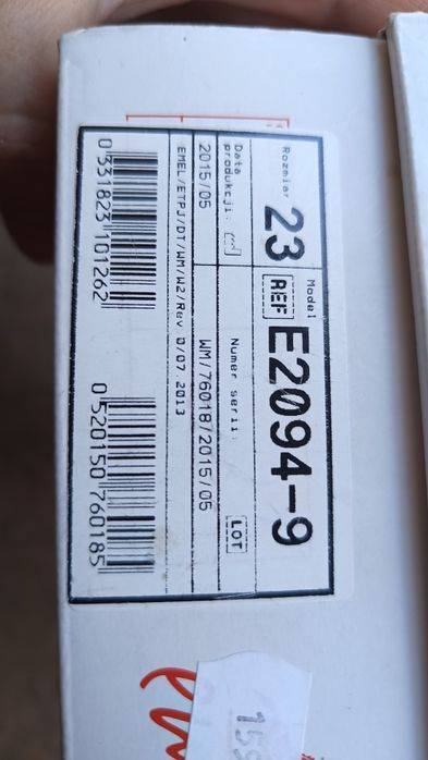 Balerinki granatowe r 23 Emel