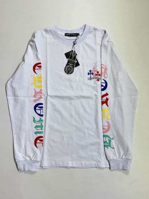 лонгслив Chrome Hearts Multi Colour White