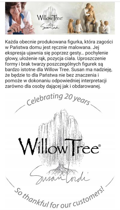 KOCHAM CIĘ BABCIU figurka serii Willow Tree