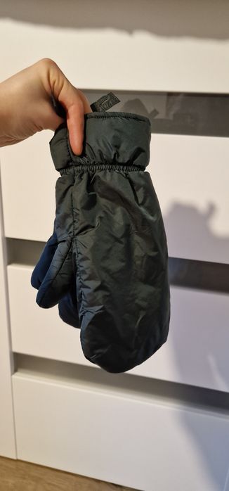 Kurtka parka puchowa puch pierz Zara zielony khaki zima