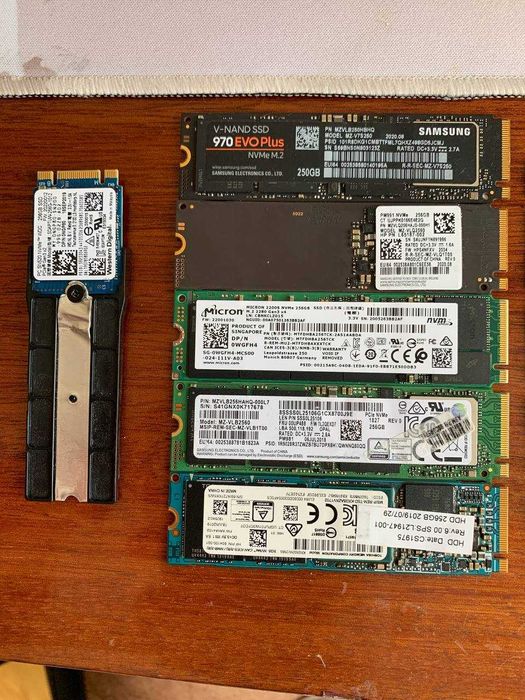 SSD M2 та NVME 256GB/512GB