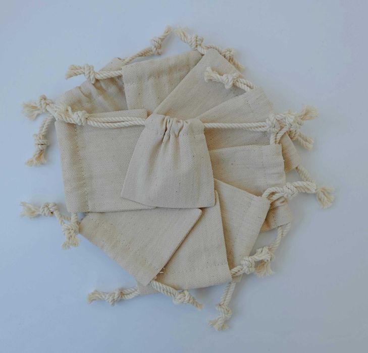 Мішечки саржадля пакування, мішки для брендування різні розміри