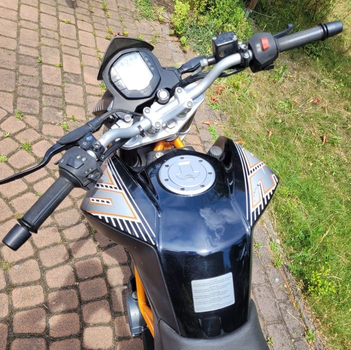 KTM Duke 390/125 na A1/B zarejestrowany jako 125