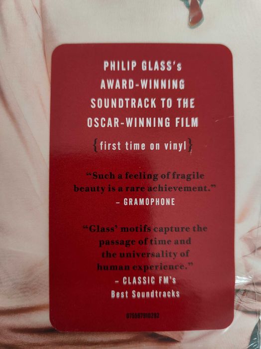 Philip Glass - "The Hours" 2lp NOVO E SELADO