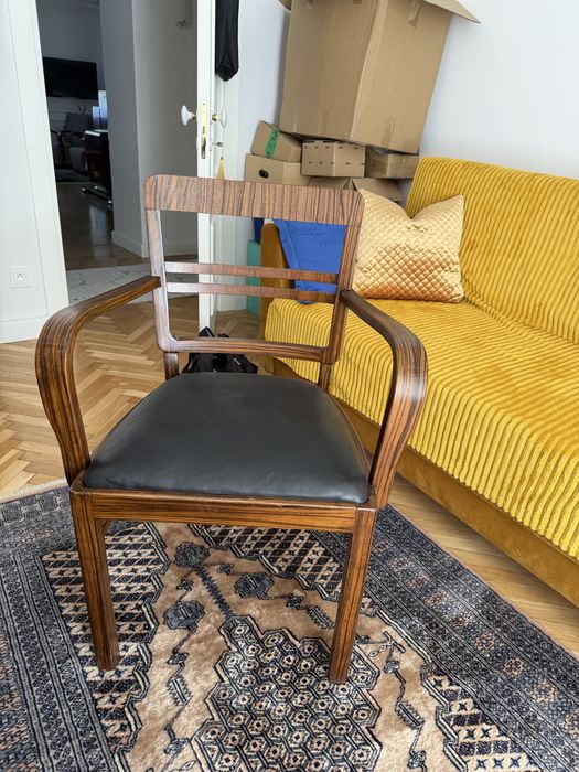 Fotel art deco po renowacji