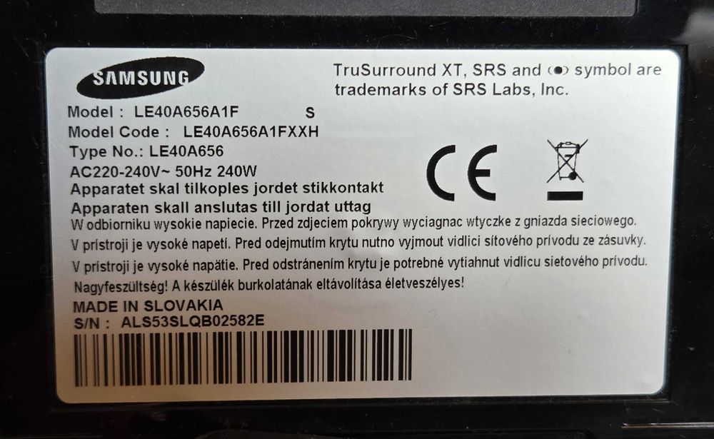 telewizor Samsung 40 cali