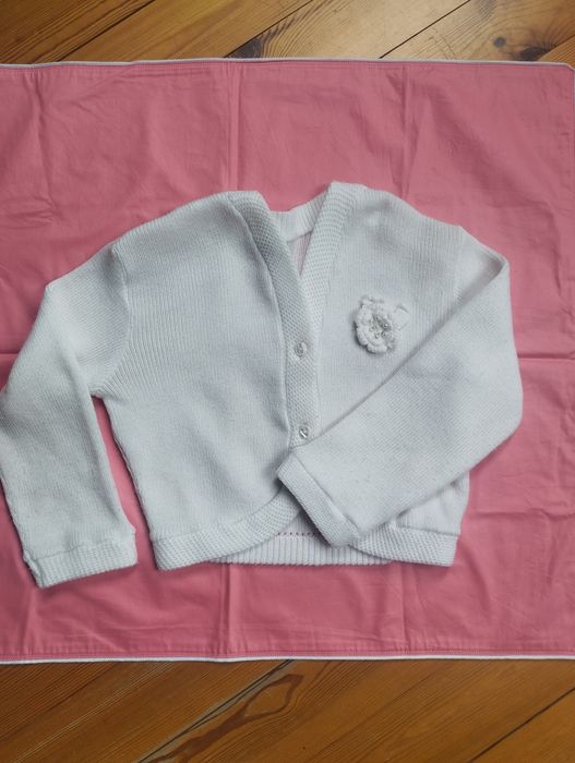 Biały sweterek (komunia)