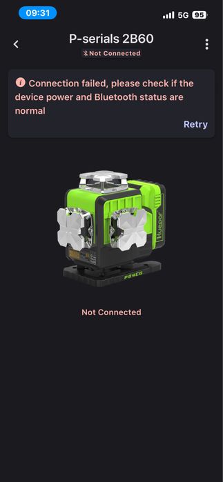 Nivel de laser HUEPAR p04cg C/2 baterias , remoto , receptor distancia