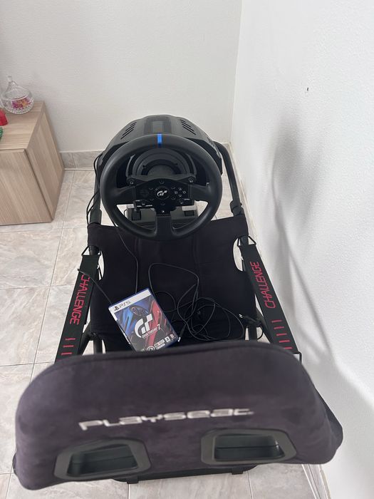 Volante simulador Thrustmaster T300 RS GT +  playseat challenge + Grand turismo 7 PS5/PS4/PC