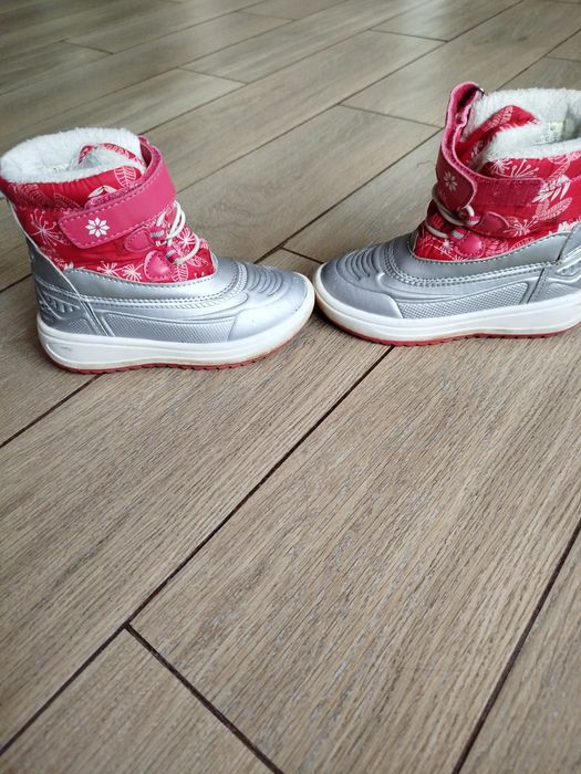 Buty zimowe śniegowce dziewczęce 27