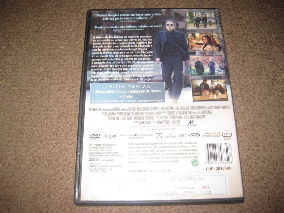 DVD "Eterno Solteirão" com Michael Douglas/Raro!