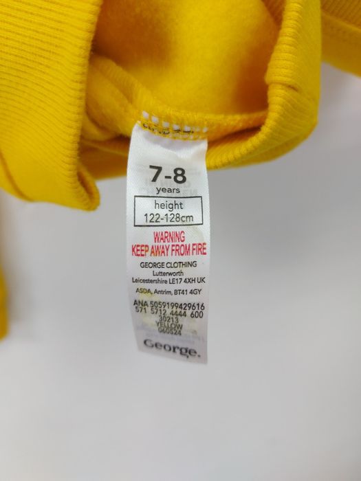 Толстовка дитяча з капюшоном George. Вік 7-8 років