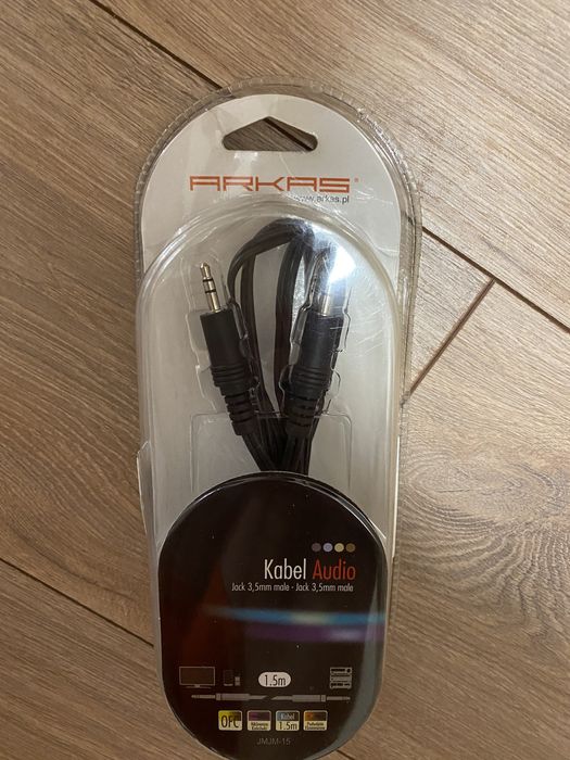 Oryginalny kabel audio jack 3,5mm - 1,5 metra
