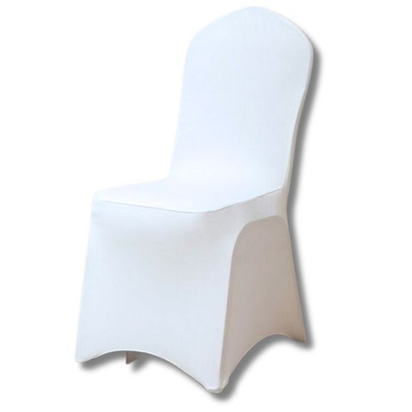 Pokrowce na krzesła białe elastyczne | eleganckie | wysyłka