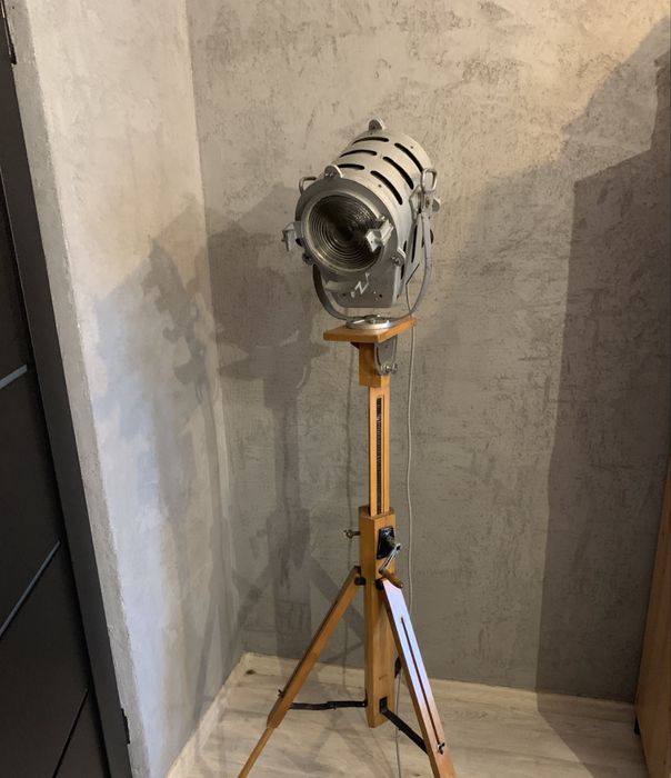 Lampa podlogowa stojaca loft vintage prl industrial