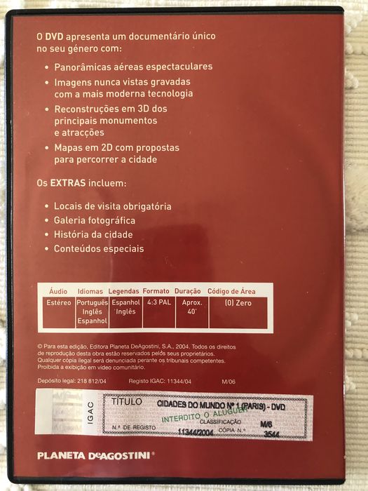 Cidades do mundo- dvds-Portes incluidos