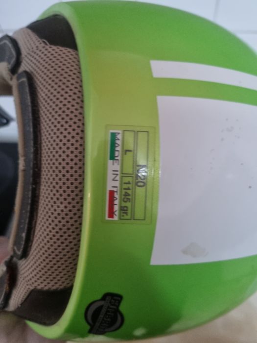 Capacete Nolan N20 Verde ótimo