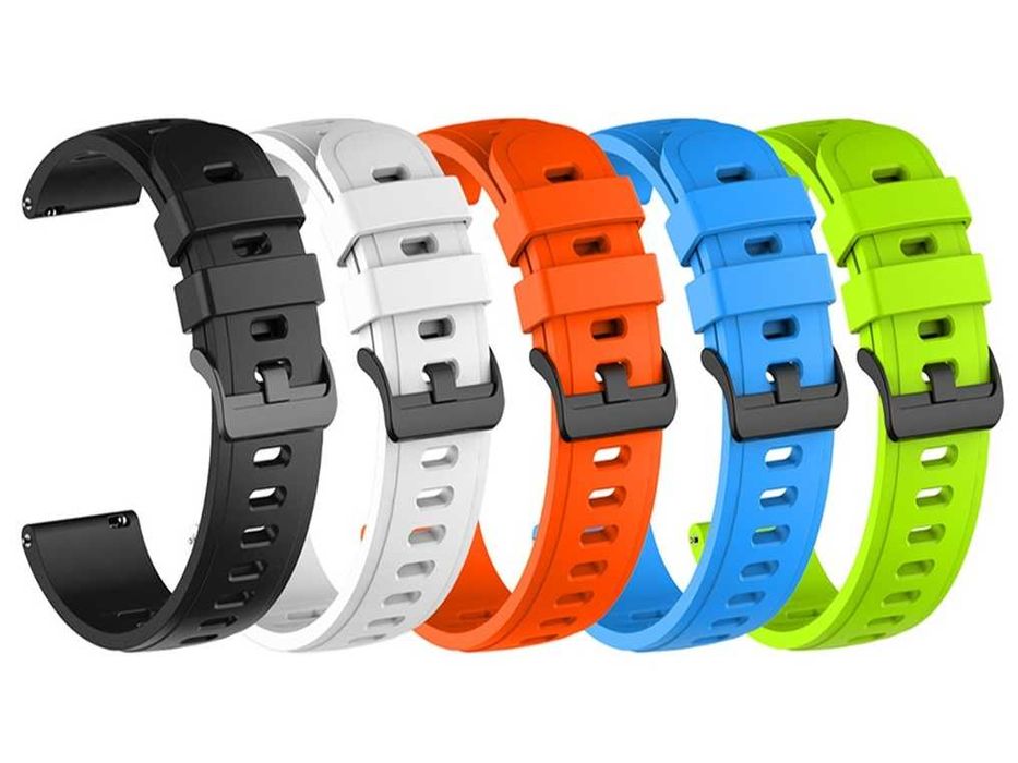 Силіконовий ремінець для смарт-годинника, 20 мм або 22 мм