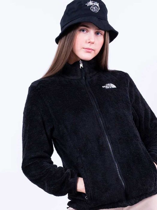 The North Face Teddy Fleece Jacket Womens Sherpa - Black