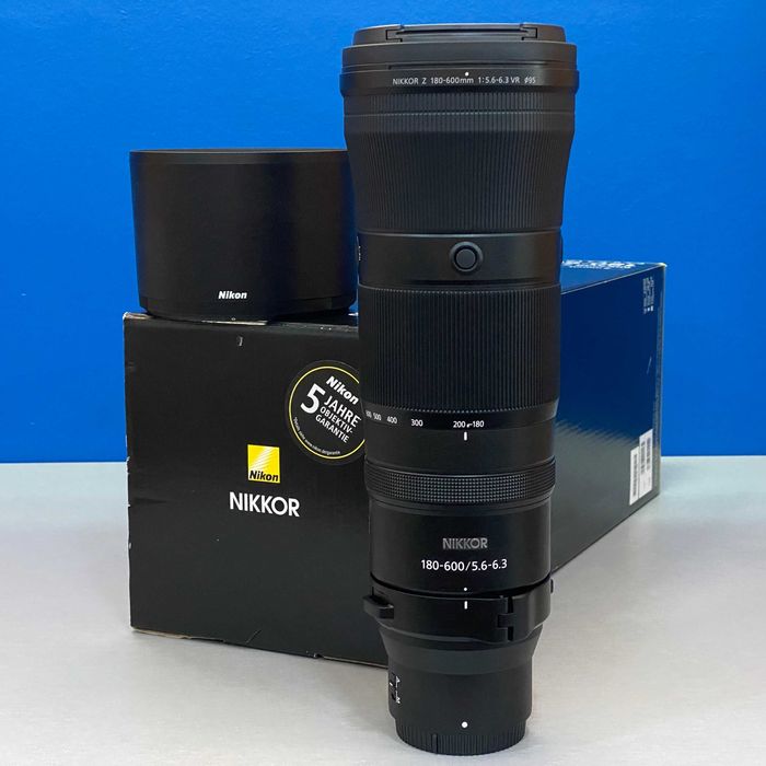 Nikon Nikkor Z 180-600mm f/5.6-6.3 VR (NOVA - 3 ANOS DE GARANTIA)