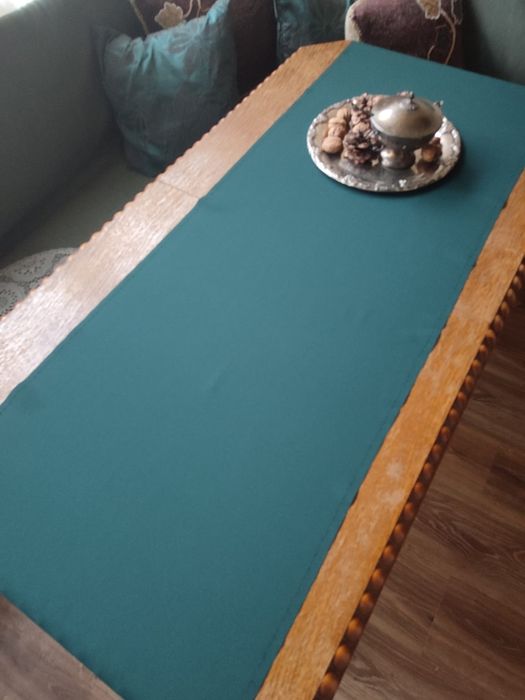 Bieżnik butelkowa zieleń 40x180  cm