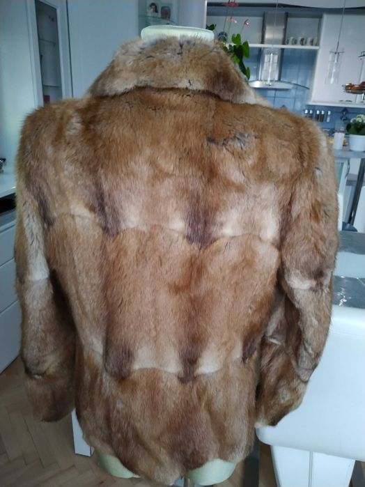 Futro, kurtka futrzana skóra naturalna L/XL