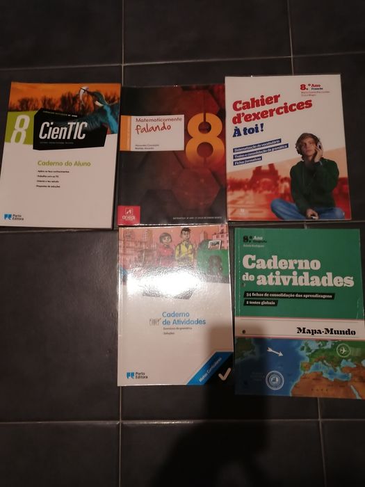 Livros de atividades 8  Ano , novos