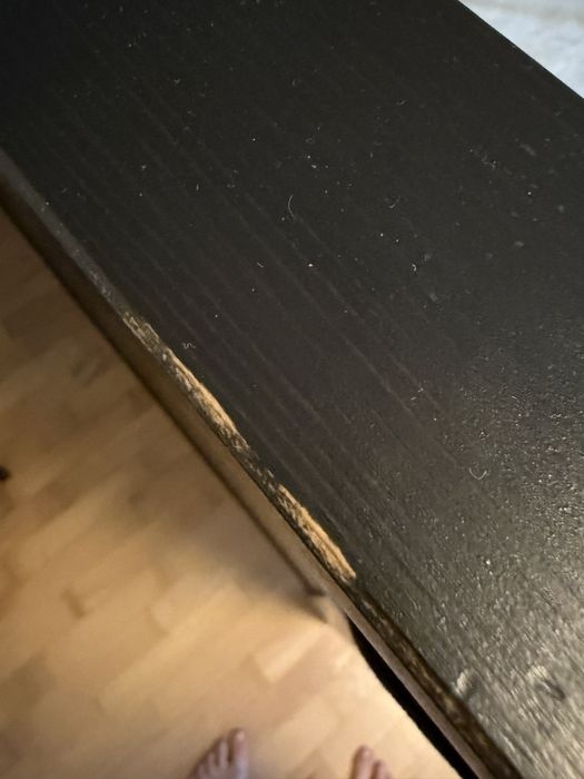 Łóżko IKEA Hemnes czarnybrąz + stelaż lonset