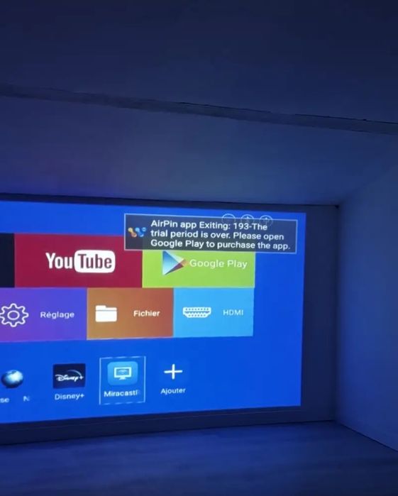 projektor oparty na systemie Android