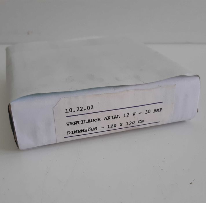Ventilador Axial 12V 300mAh 12x12cm D12SH-12 Novo p/ Máq. Soldar