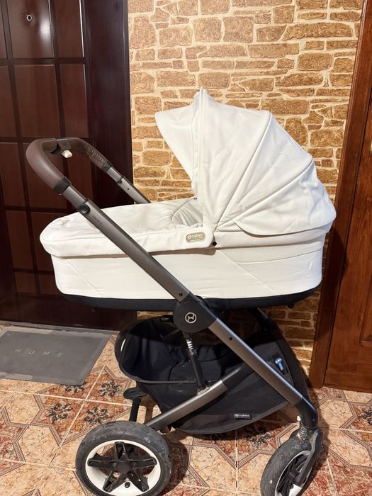 Коляска Cybex Talos S Lux Taupe 2 в 1 Seashell Beige
