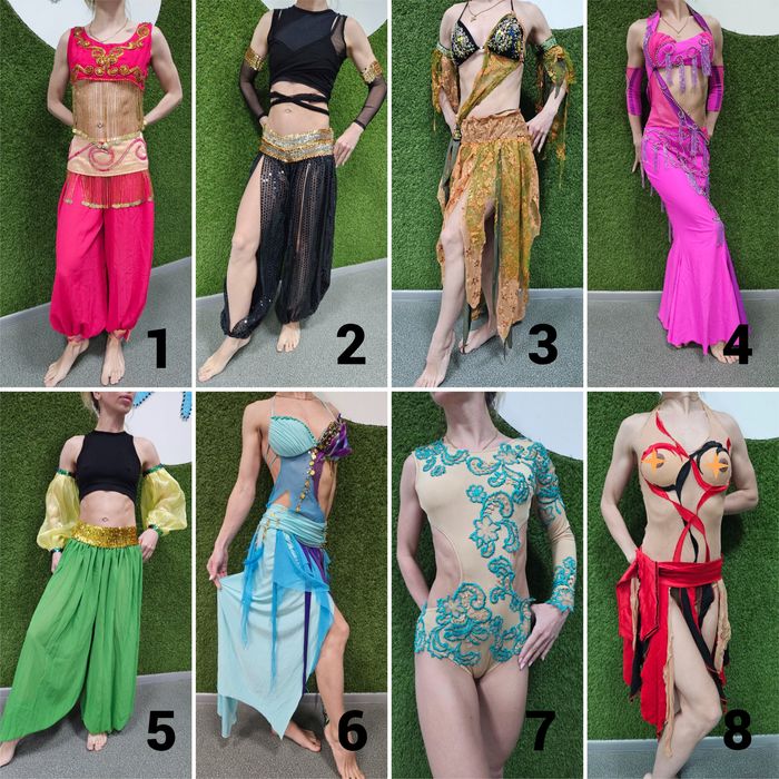 Костюм для східних танців, гімнастичні купальник, костюм для конкурсів