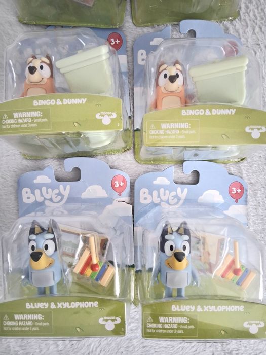 6 x nowa zabawka Bluey figurka zestaw komplet figurki dla dzieci