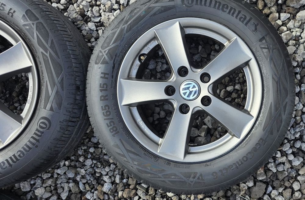 4x Koła 185 65 R15 Felgi 5x112 ET 43 VW Skoda Audi Seat