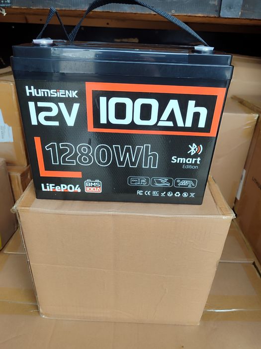 Продам акумулятор Humsienk 12v 100 ah lifepo4 smart