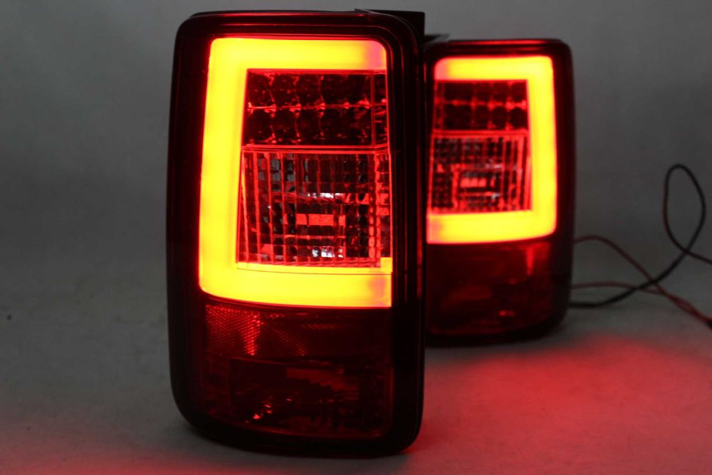 Lampy światła tył tylne VW CADDY 03-14 MK3 2K Diody LED BAR NEON TUNING Red NOWE!