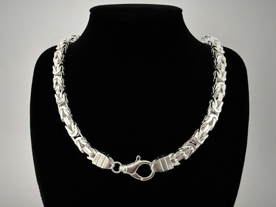 Srebrny Łańcuszek splot Królewski 59,5 CM 188 GRAM ! PR. 925 Okazja !