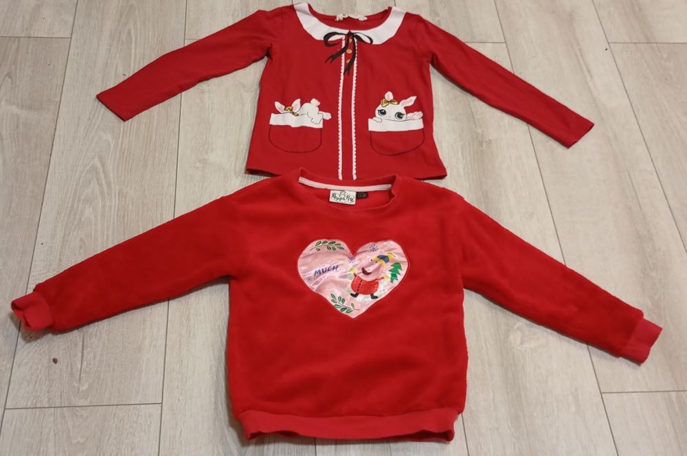 Zestaw świątecznych ubranek 110/116