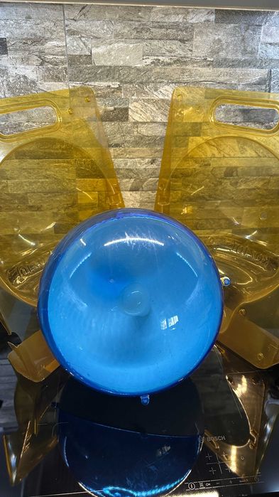 Candeeiro de Teto Orion Azul Transparente da KOZIOL