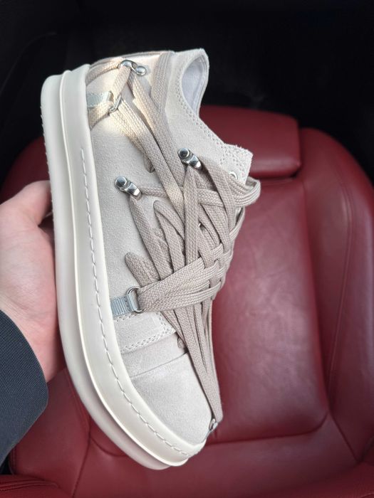 (ОПЛАТА ПІСЛЯ ОГЛЯДУ)Rick Owens x Hollywood Megalace Beige Рік Овенс
