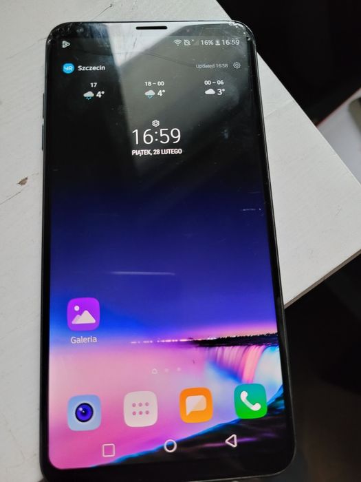 Smartphone LG V30 niebieski