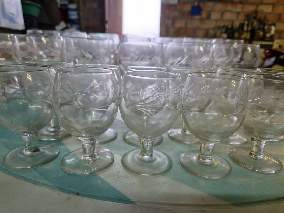 Copos  varios de vidro