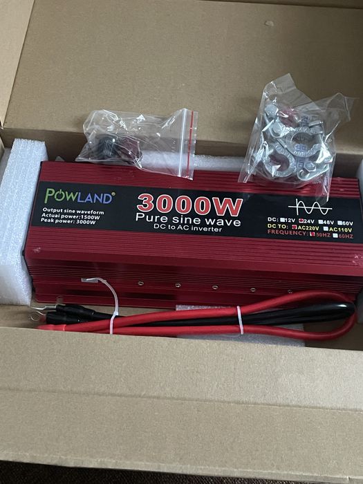 Przetwornica napięcia 3000W Pelny sinus 12 lub 24