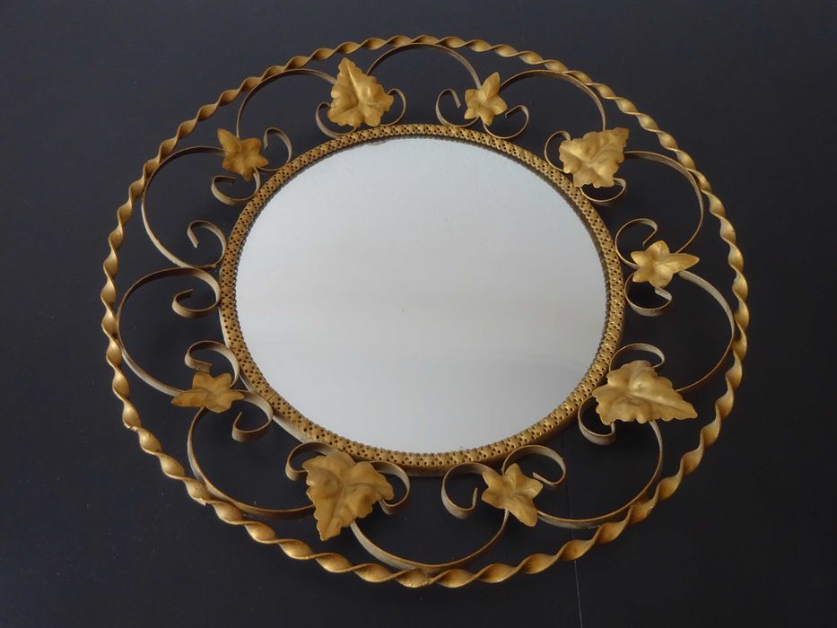 Lote de Espelhos de Parede Sunburst Ingleses de Meados do Séc. XX