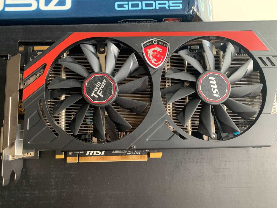 Gigabyte Radeon HD7950 3GB sprawna + MSI Radeon R9 270X 2GB