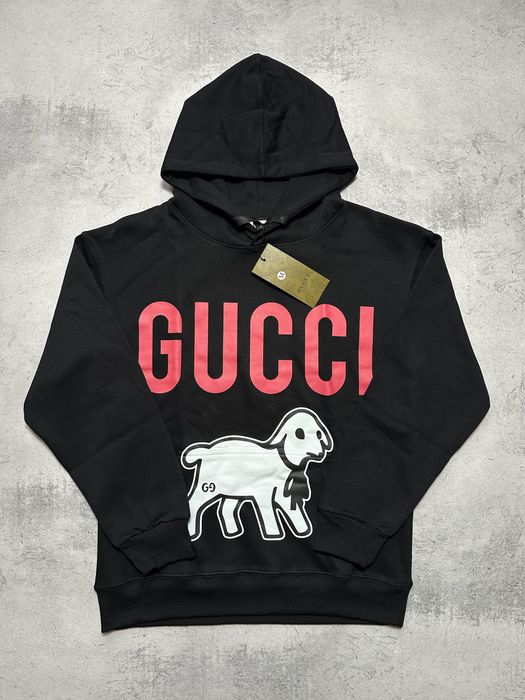 Кофта Худі Gucci Lamb / Pink Logo