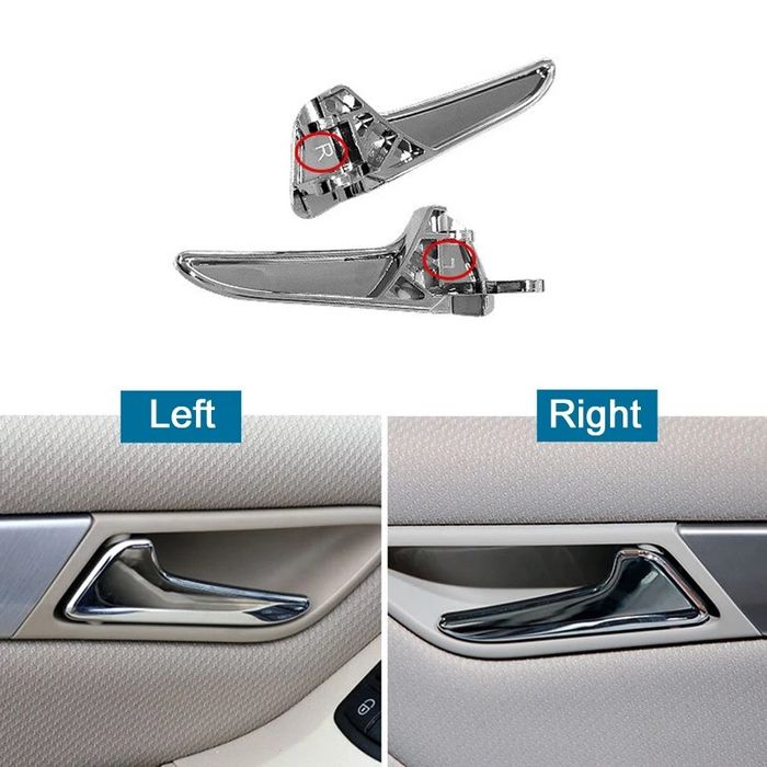Puxadores da porta interiores mercedes benz classe A B w169 w245 novo
