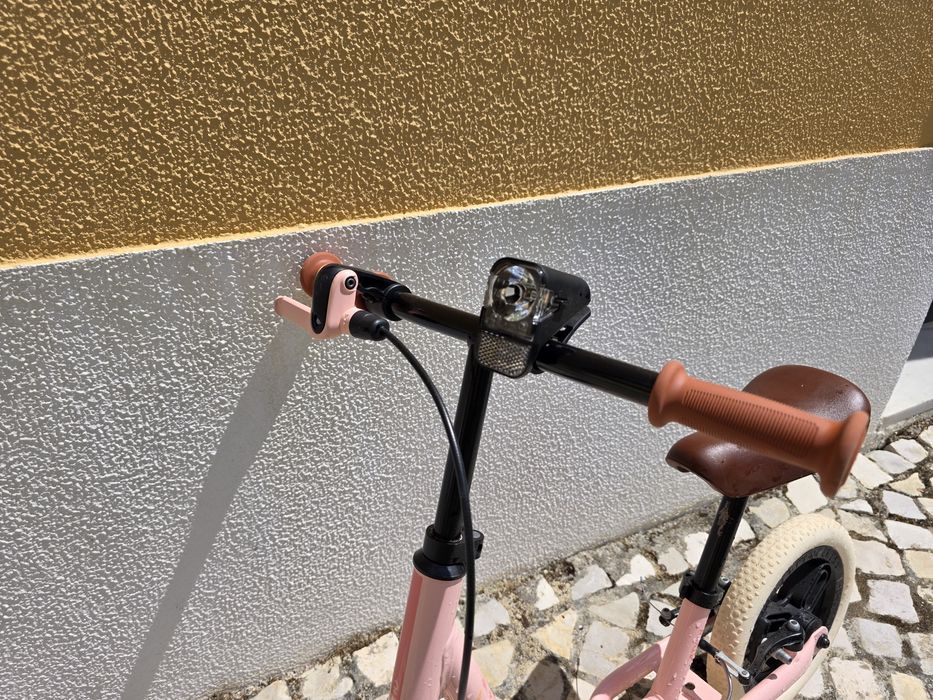 Bicicleta de Aprendizagem ​Bicicleta de Equilíbrio Decathlon (Rosa/Vintage) – Transição Sem Rodinhas!